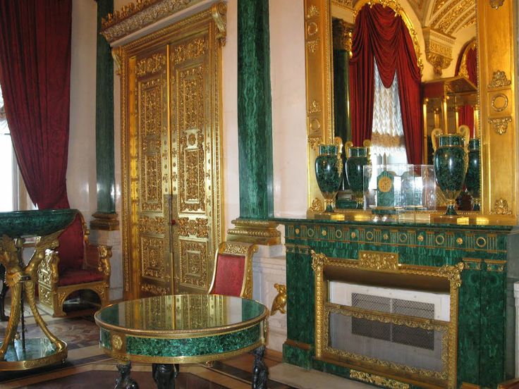 Malachite Room, Hermitage - Jewelia's Gems